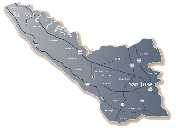 Zone 9: Silicon Valley Map