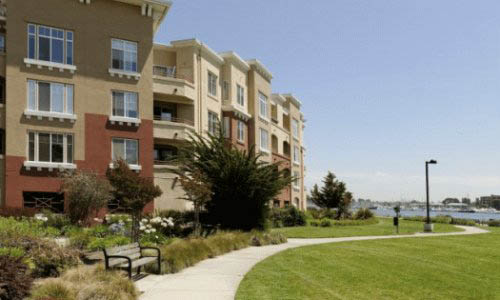 BRE's The Landing at Jack London Square in Oakland. (BRE Properties photo)